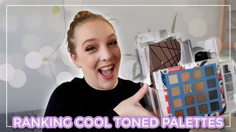 RANKING COOL TONED EYESHADOW PALETTES Reviewing 40 Cool Toned