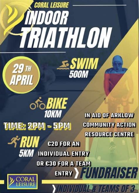 Coral Leisure Arklow's Indoor Triathlon 2023