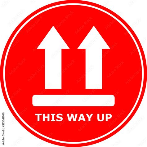 This Way Up Icon Handle With Care Icon Can Used For Carton This Way Up