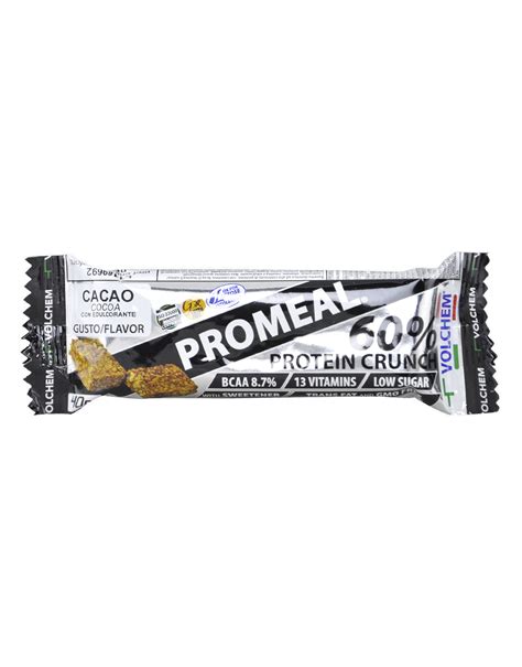 Promeal Protein Crunch Di Volchem Barretta Da Grammi