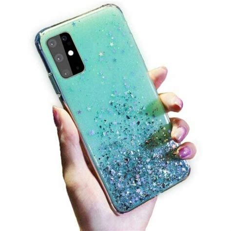 FÜR REALME C21 BRILLIANT Hülle Back Case Glitzer Diamant Glänzend