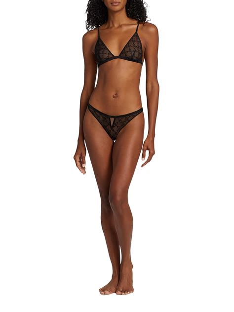 Shop Kiki De Montparnasse Handcuff Lace Thong Saks Fifth Avenue