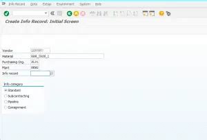 Purchase Info Record In Sap Mm S Hana Yb Digital