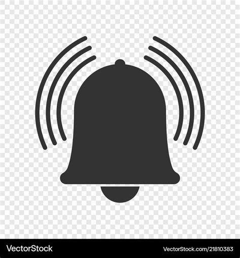 Notification Bell Icon Royalty Free Vector Image