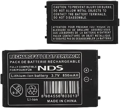 E Yiiviil Batterie De Rechange Ntr Compatible Avec Nintendo Ds Nds