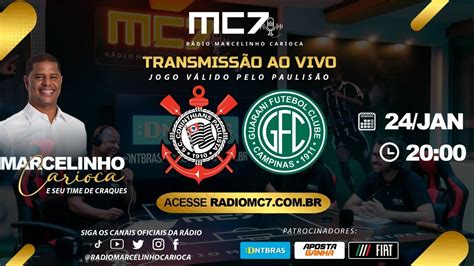 Corinthians X Guaran L Ao Vivo L Rodada L Paulista