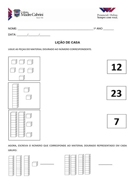 Lição De Matemática 3 Ano