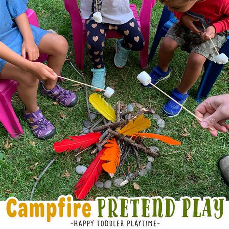 Campfire Pretend Play for Kids - Happy Toddler Playtime