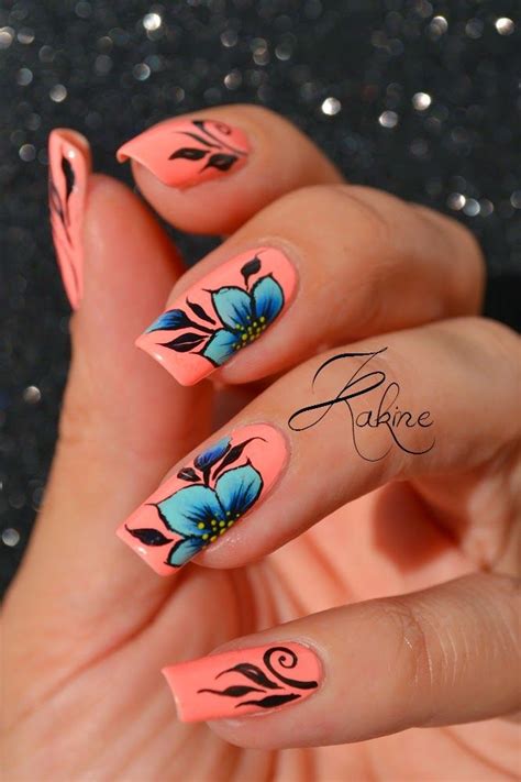 Ma Galerie Nail Arts Coral Pink Nails Gel Nails Trendy Nails