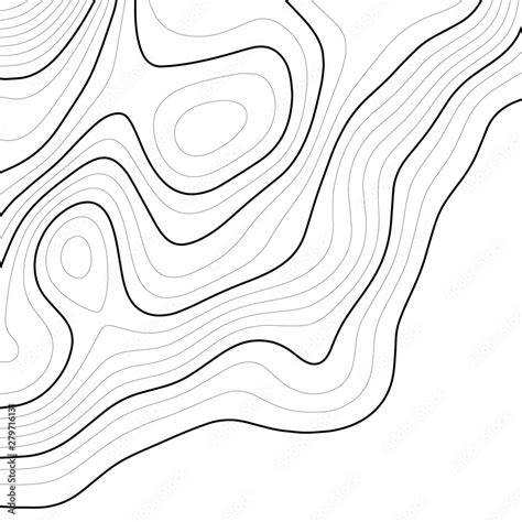 Vecteur Stock Topographic Map Contour Background Line Topographic Map