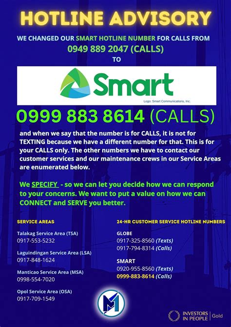 SMART HOTLINE NUMBER FOR CALL CHANGED TO 0999 883 8614 (CALLS) – MORESCO-1
