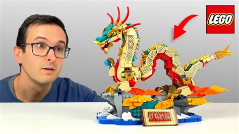 Lego Auspicious Dragon Review Brick Finds Flips