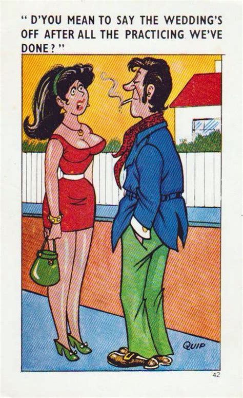 Saucy Seaside Postcard Funny Cartoon Pictures Funny Postcards Funny