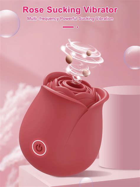 Sex Toy Rose Vibrator For Women G Spot Clitoral Sucking Stimulator