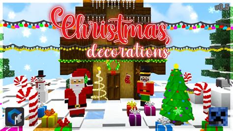 Christmas Decorations Addon Minecraft Bedrock Minecraft Mod