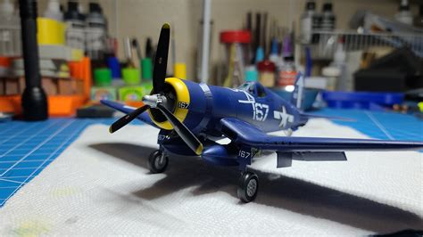 Vought F U D Corsair Fighter Aircraft Plastic Model Airplane Kit