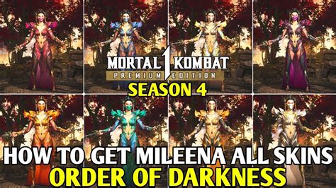 How To Get All Order Of Darkness Mileena Skins MORTAL KOMBAT 1 Mileena