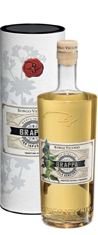 Grappa Aromatizzata Alla Genziana 700 Ml Borgo Vecchio Distilleria