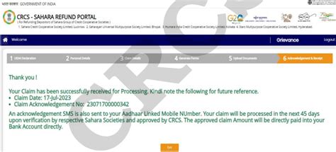 Sahara Refund Portal Mocrefund Crcs Gov In A Step By Step Guide To