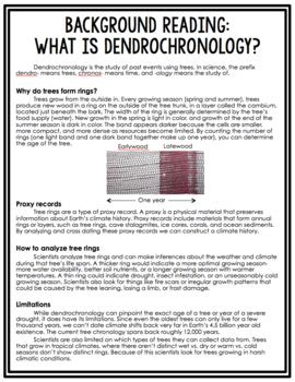 Dendrochronology Lesson and Lab by Science Lessons That Rock | TPT