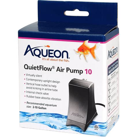 Aqueon Quiet Flow 10 Aquarium Air Pump