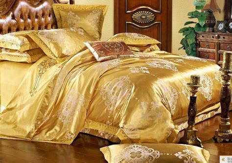 Gold Jacquard Bedding Set King Size New Arrival Comforter Bedding Sets