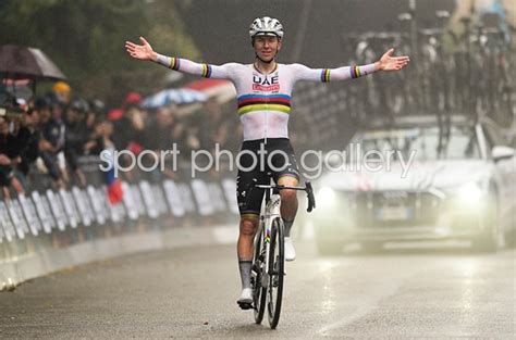 Tadej Pogacar Slovenia Wins Giro Dell Emilia Bologna 2024 Images