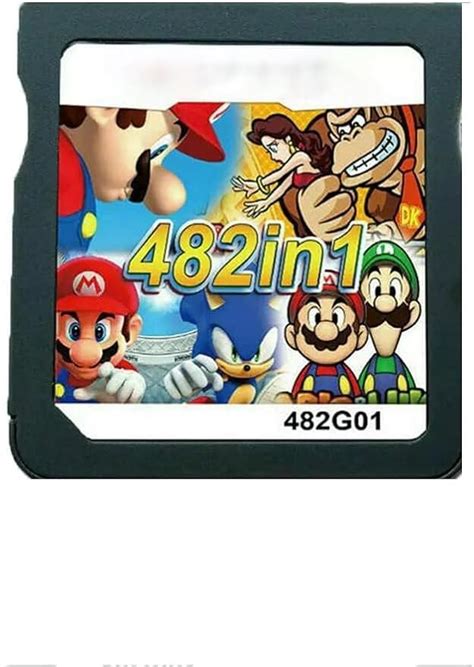 482 In 1 Game Cartridge Multicart DS Game Pack Card Compilations Fine