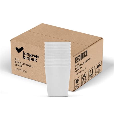 8oz Single Wall Hot Paper Cup Sogreenpack