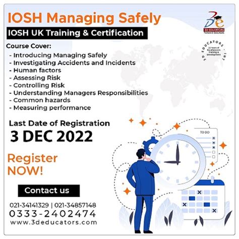 Uk Certified Iosh Training And Certification Covering