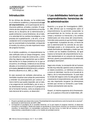 La Fenomenologia Y El Emprendimeinto Pdf