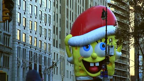 NEW YORK - NOV 26: Macy's Thanksgiving Day Parade With SpongeBob ...