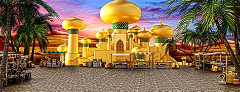 Aladdin Marketplace Backdrop