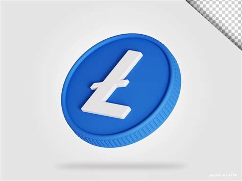 Premium Psd Litecoin Ltc Cryptocurrency Coin D Rendering Isolated