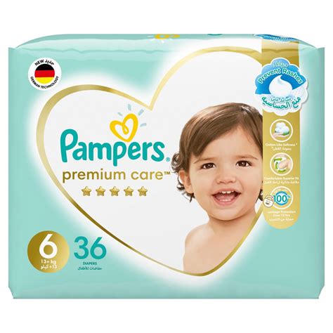 Pampers Premium Care Diapers Size 6 13 Kg The Softest Diaper 36pcs