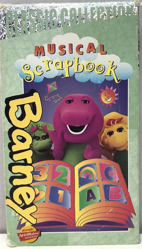 Barney Musical Scrapbook VHS Video Tape PBS | Grelly USA