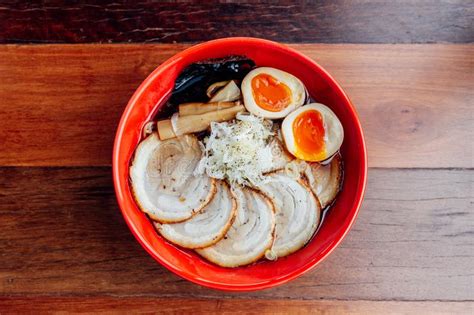 Shoyu Chashu Ramen Japanese Ramen In Shoyu Sauce Soup With Chashu Pork