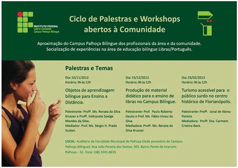 Curso Librasnet Ciclo De Palestras