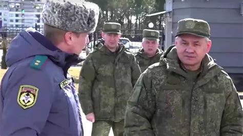 Russian Defence Minister Sergei Shoigu visits Mariupol in Ukraine ...