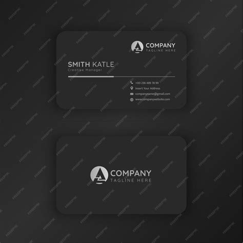 Premium Vector Corporate Business Card Design