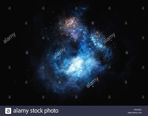 Brightest Galaxy in the Early Universe Stock Photo - Alamy