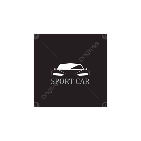 Vector Template Icons App For Sport Car Silhouette Logo Vector Concept