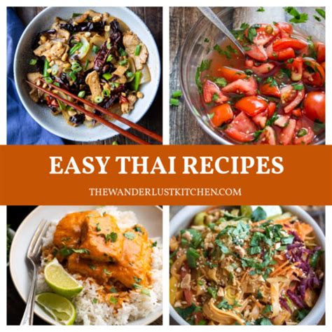 easy thai recipes authentic curries noodles   wanderlust
