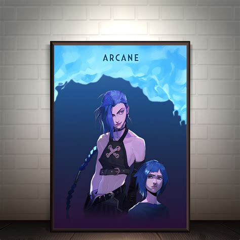 Arcane TV Show Poster , Arcane Series Wall Art , Arcane Poster , Jinx ...