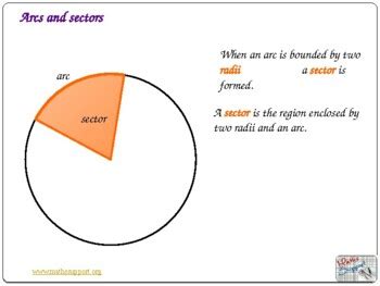 Area of a sector - degrees by Maths Support Centre | TpT