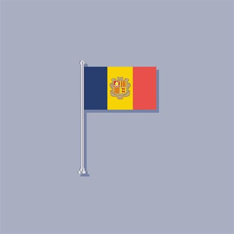 Illustration of Andorra flag Template 11020836 Vector Art at Vecteezy