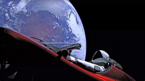 Starman And The Tesla Roadster That Spacex Launched Into Orbit Have