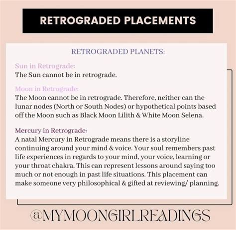 Pin By Mystic Mindscape On Birth Chart Astrology Retrograde Planets