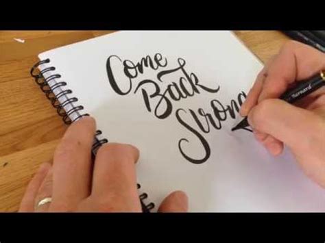 Calligraphy Writing With Brush Pen / The calligraphy pens have smooth writing tips perfect for ...