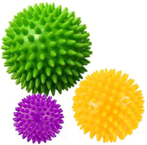 Buy 3 X Spiky Massage Balls Fine Toned® Plus Free Exercise